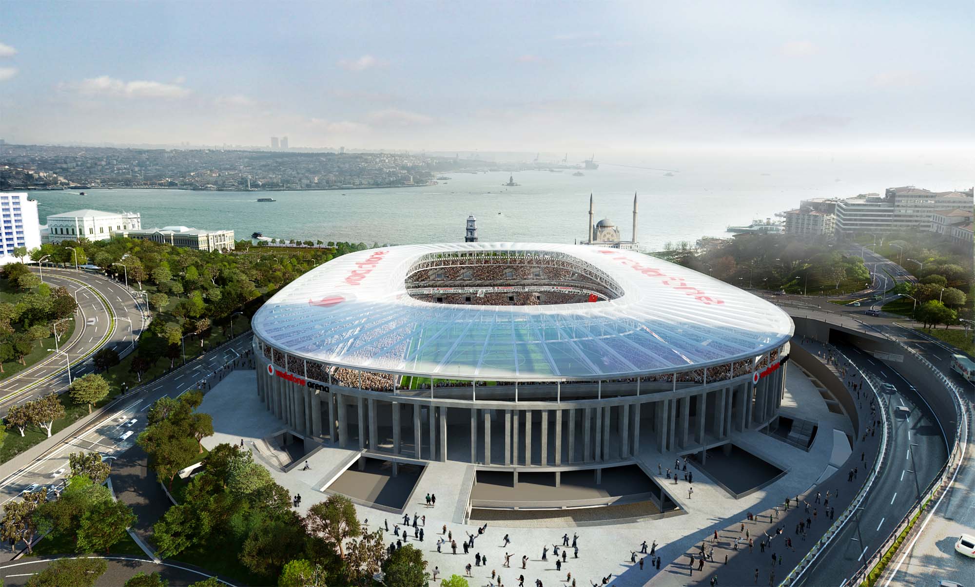 Стадион бешикташ. Vodafone Arena Стамбул. Стадион Бешикташ в Стамбуле. Стадион Водафон Арена. Стадион «Vodafone Arena».