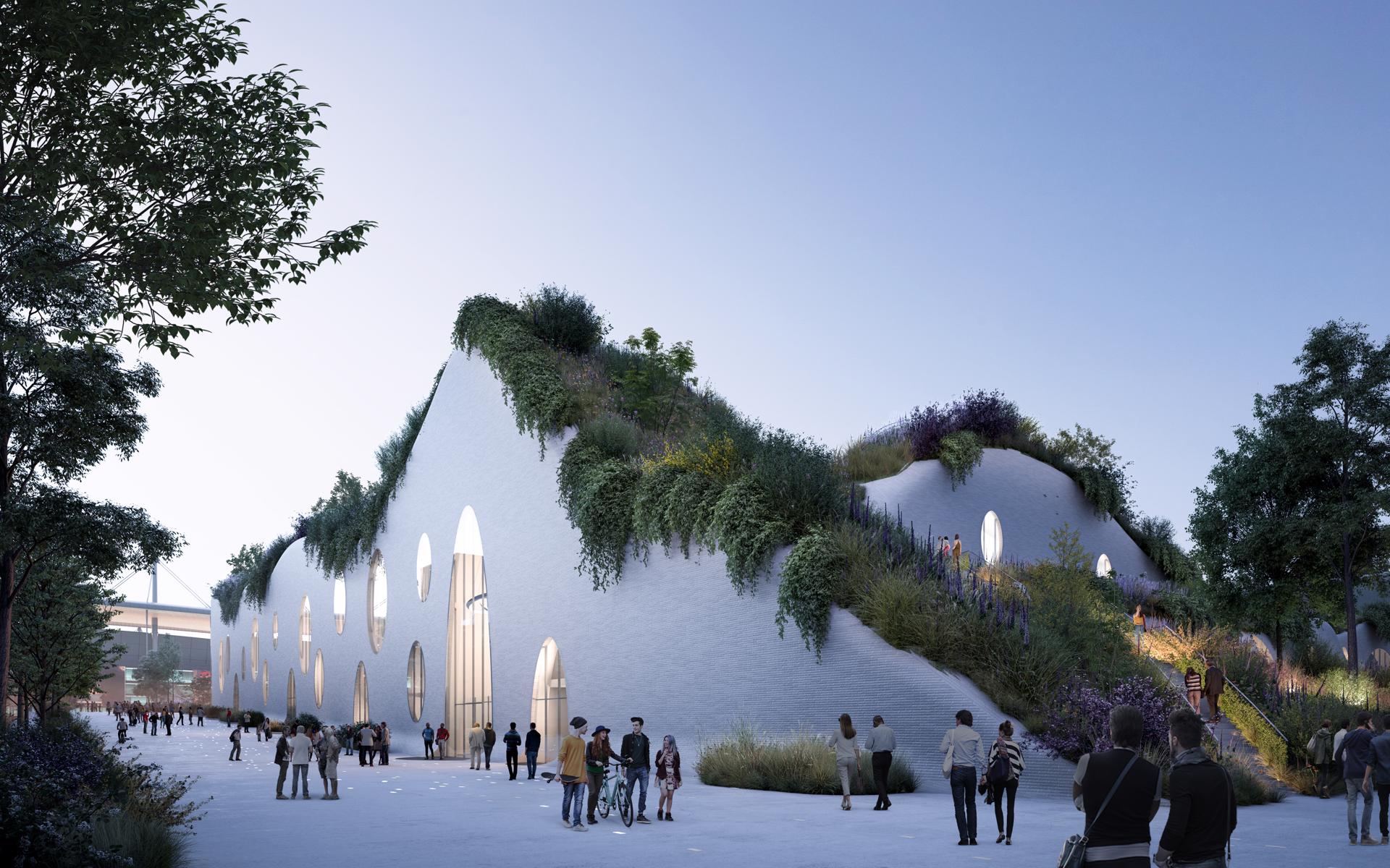 MVRDV'nin 2024 Olimpiyatları İçin Su Sporları Merkezi Önerisi Arkitera