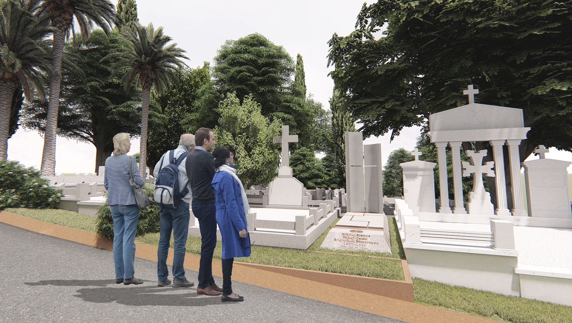 Katılımcı (Eremya Çelebi Kömürciyan Mezarı), İstanbul'un Mezarları