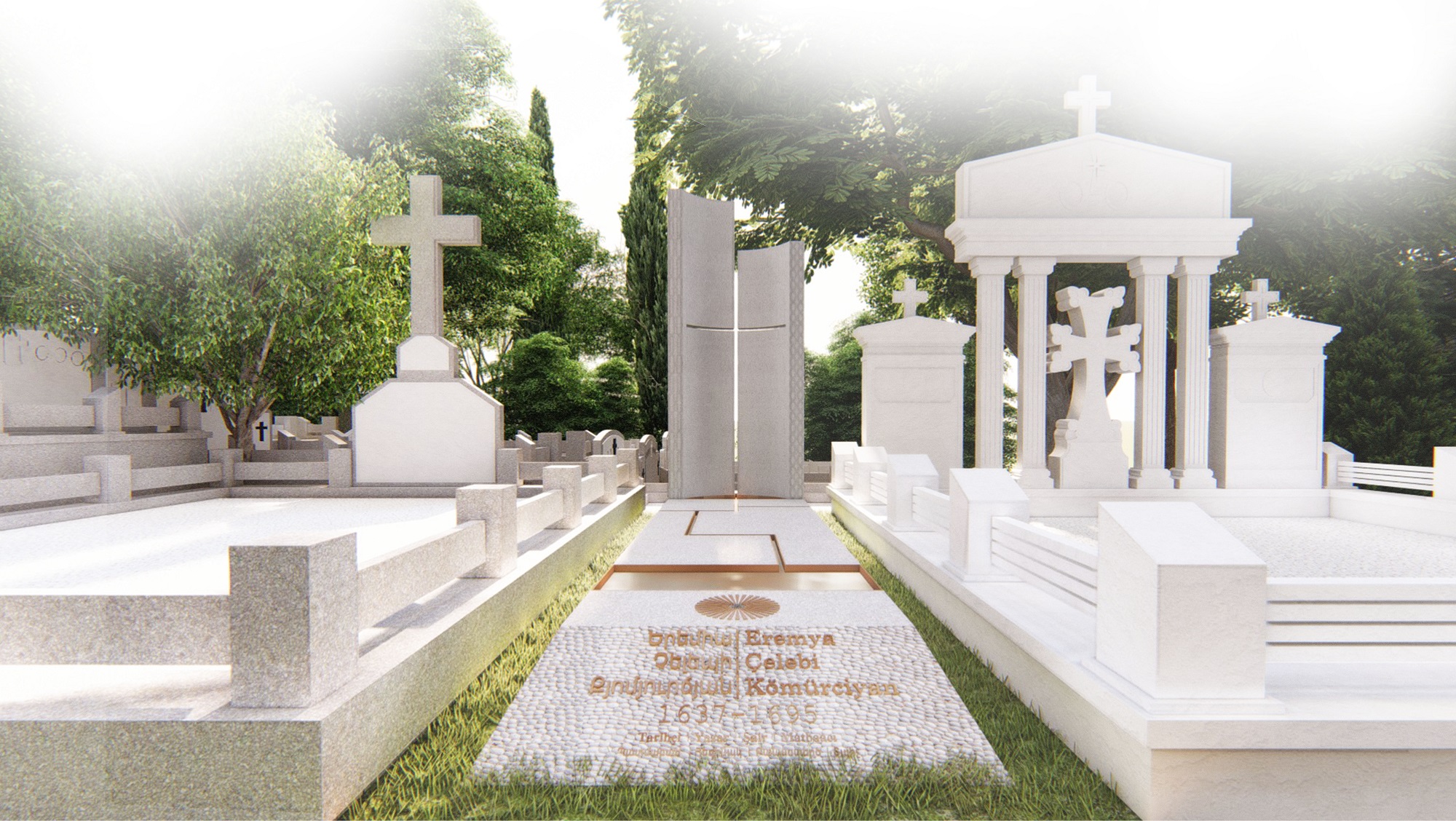 Katılımcı (Eremya Çelebi Kömürciyan Mezarı), İstanbul'un Mezarları