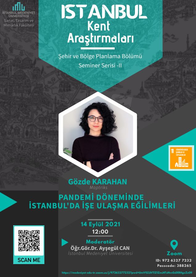 İstanbul Kent Araştırmaları: Pandemi Döneminde İstanbul’da İşe Ulaşma Eğilimleri