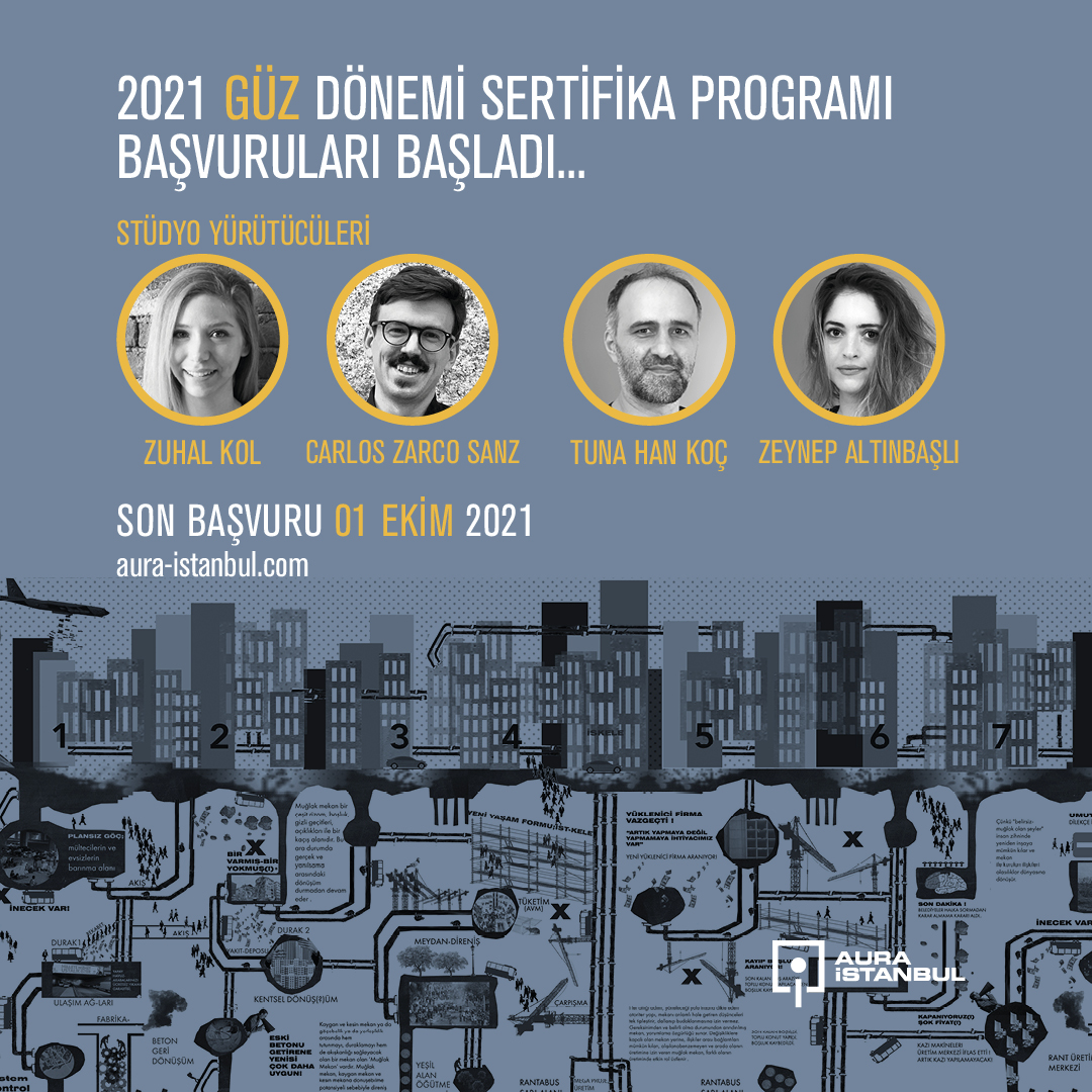 AURA İstanbul 2021 Güz Dönemi Sertifika Programı Başvuruları Başladı