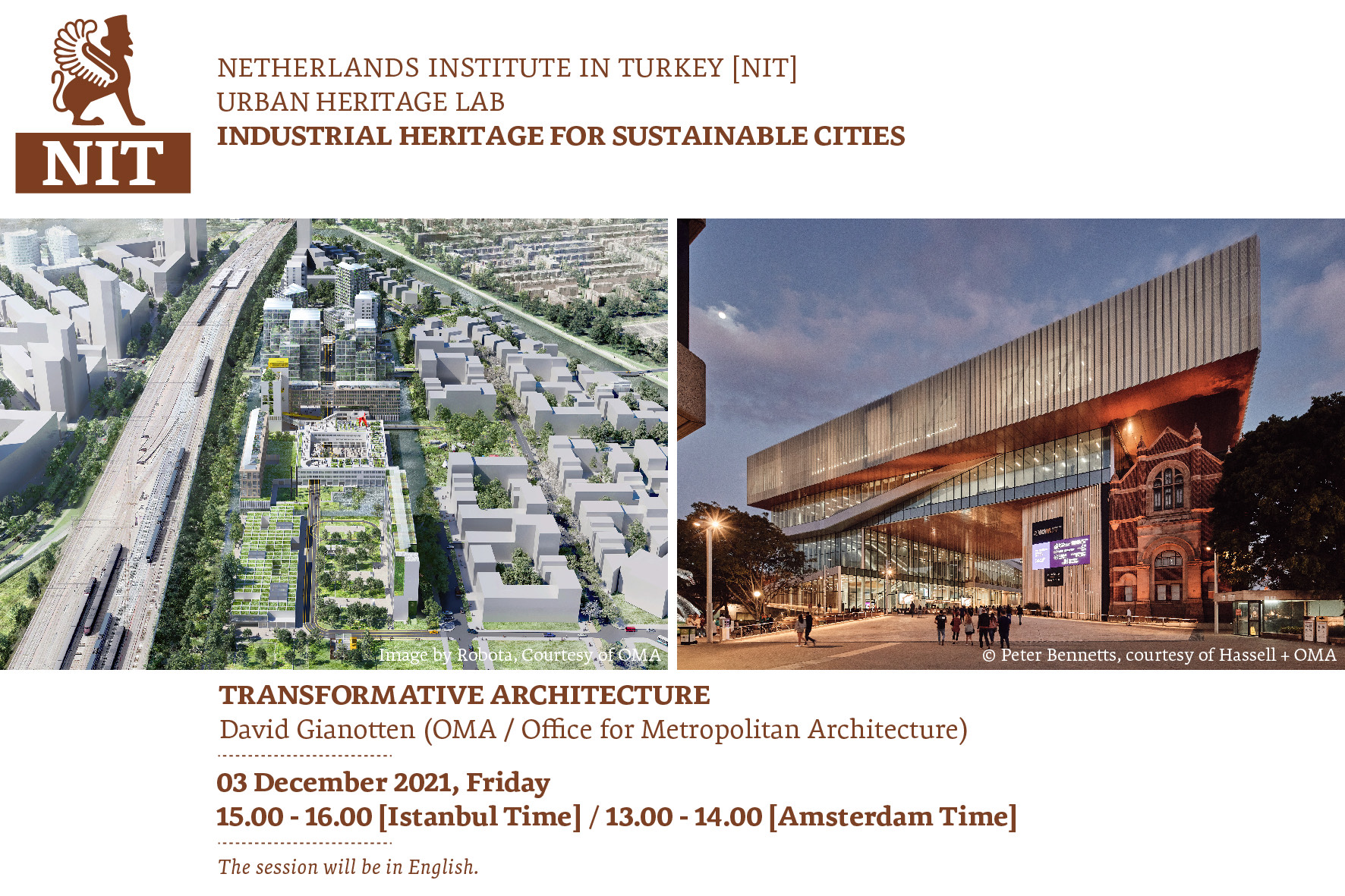 NIT Kentsel Miras Laboratuvarı: Sürdürülebilir Şehirler için Endüstri Mirası – Transformative Architecture